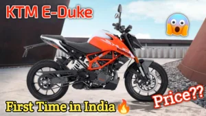 KTM E-Duke: केटीएम की पहली इलेक्ट्रिक स्पोर्ट्स बाइक जिसने किया अपने लुक से सभी को हैरान KTM E-Duke